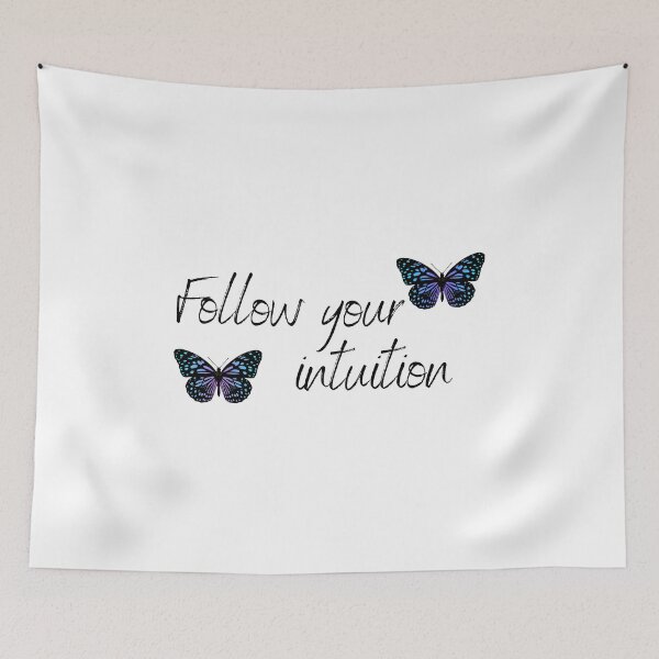 Item preview, Follow Your Intuition Blue Ombre Butterfly designed and sold by designsbyreaia.