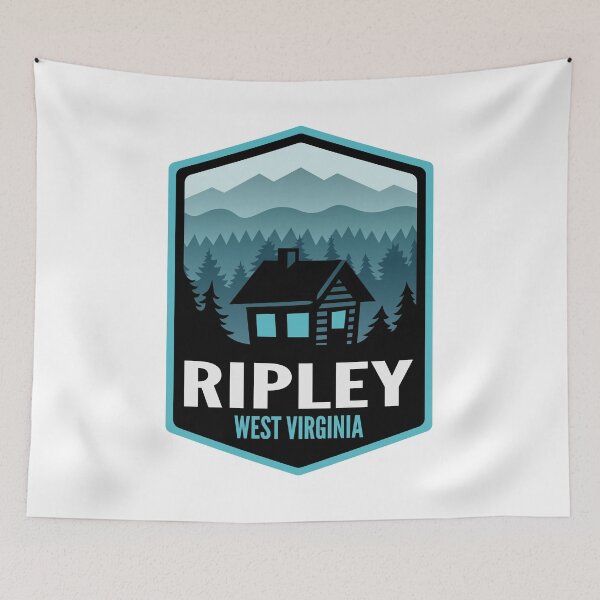 Item preview, Ripley West Virginia Mountain Town Cabin designed and sold by HalpinDesign.