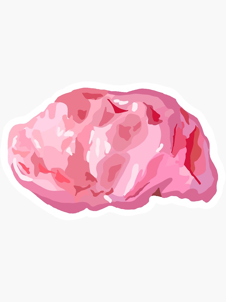 "Chewed Bubble Gum" Sticker for Sale by StudioSunDrop Redbubble