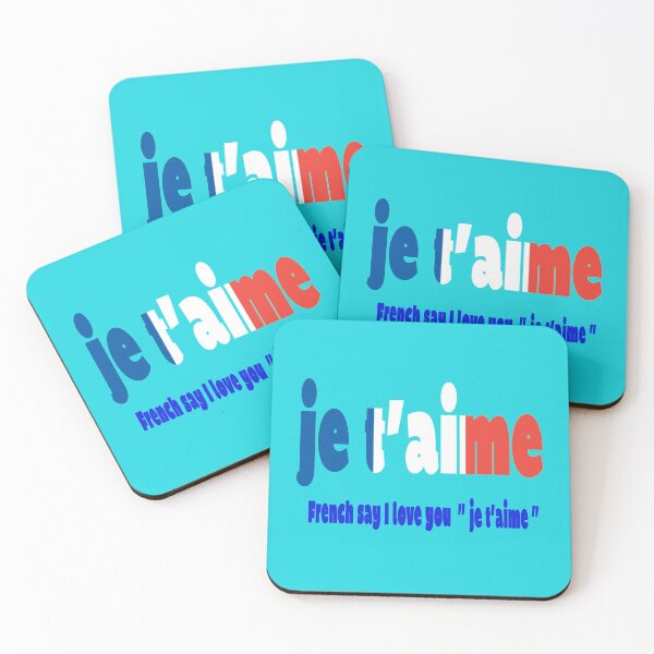 Item preview, French say I love you  " je t'aime " designed and sold by mostheristore.