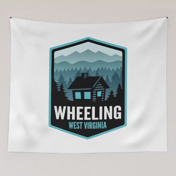 Item preview, Wheeling West Virginia Mountain Town Cabin designed and sold by HalpinDesign.