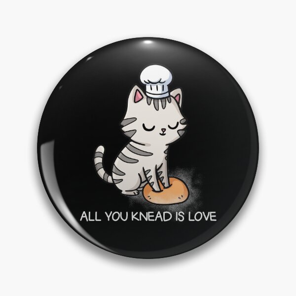 Item preview, Baking Gift, All You Knead Is Love, Cat Love Baking | Cat Baking Biscuits designed and sold by Mini Pandas.