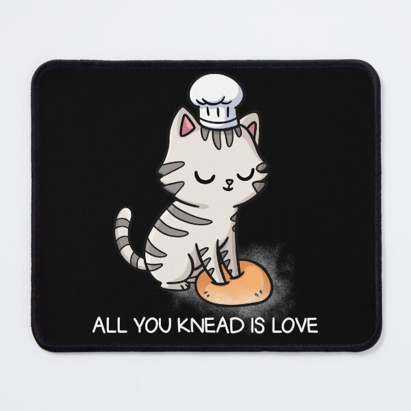 Item preview, Baking Gift, All You Knead Is Love, Cat Love Baking | Cat Baking Biscuits designed and sold by Mini Pandas.