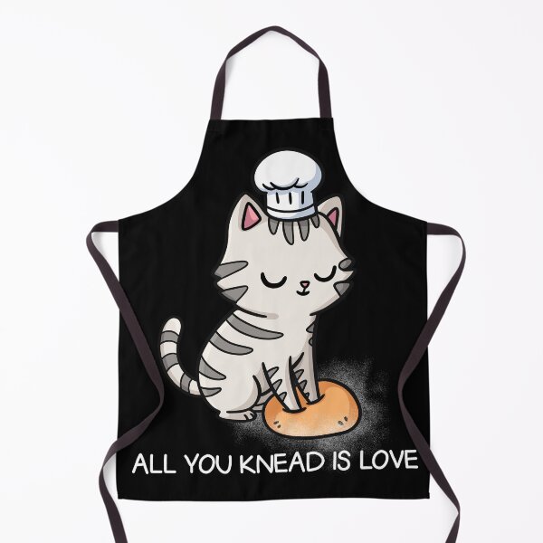 Item preview, Baking Gift, All You Knead Is Love, Cat Love Baking | Cat Baking Biscuits designed and sold by Mini Pandas.