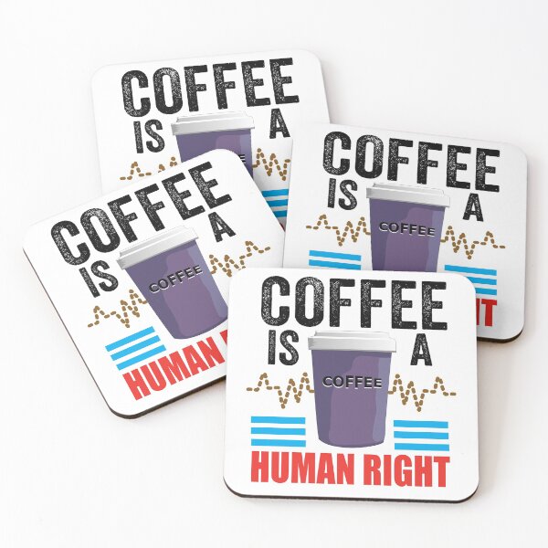 Item preview, Coffee is a human right. Drink up! designed and sold by TJHstudio.