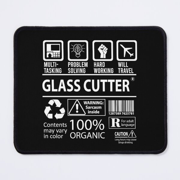 Item preview, Glass Cutter T Shirt - MultiTasking Certified Job Gift Item Tee designed and sold by andahanson.