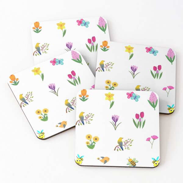 Item preview, Nature and Botanical Collage - Flowers, Birds and Bees  designed and sold by silviaol.