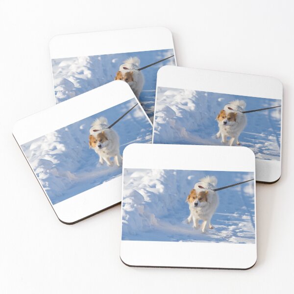 Item preview, dog walk in the snow dogs lover dog snow cute dog designed and sold by Tshirtk.
