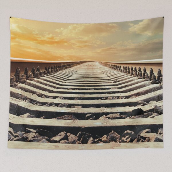 Item preview,     panoramic, widescreen prints, wall posters, Tapestries,Tapestry,throw blankets,comforters,duvet covers ,  train track,Railroad art,train wall art,Train art designed and sold by eyesight4vision.