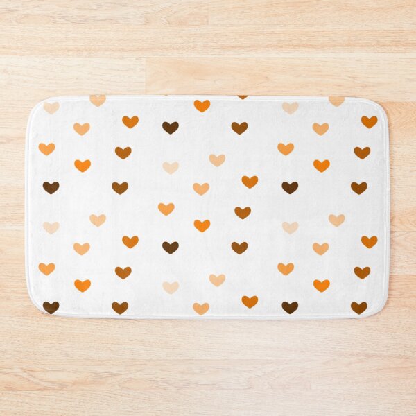 Item preview, Orange Gradient Repeating Hearts designed and sold by Sketches by Sophie.