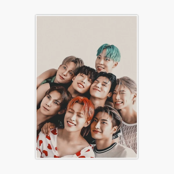 Copy of ATEEZ group photo digital illustration 2