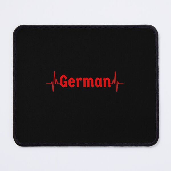 Item preview, German Heartbeat Line Red designed and sold by teewearstyle.