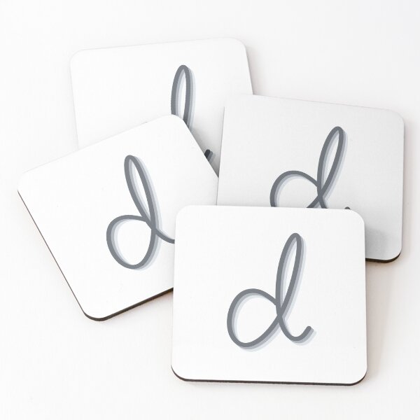 Item preview, D designed and sold by Cliché Calligraphy.