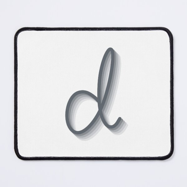 Item preview, D designed and sold by Cliché Calligraphy.