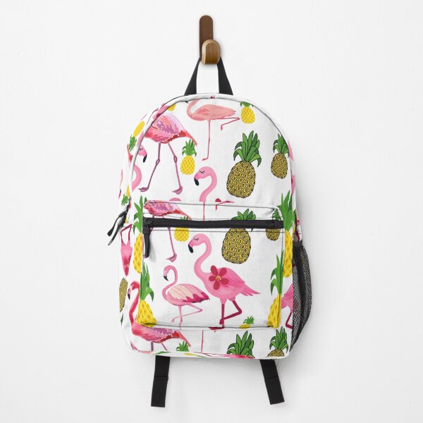 Item preview, flamingo and pineapple pattern designed and sold by BronikowskiART.