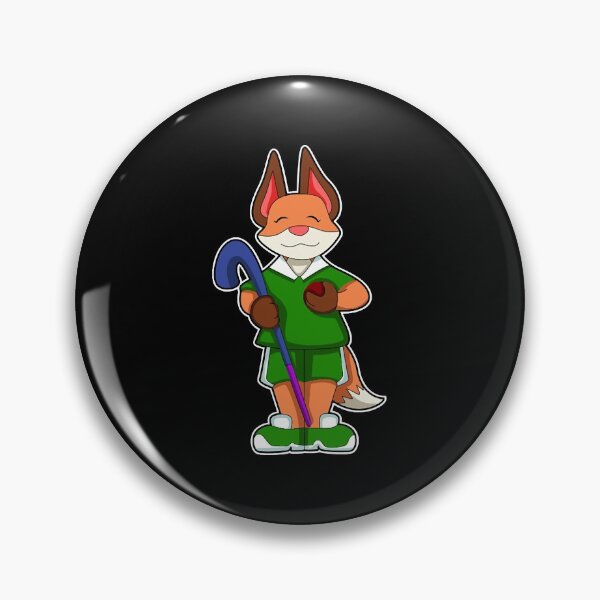 Artikelvorschau, Fox beim Hockey mit Hockeyschläger entworfen und verkauft von joaquinleblanc.