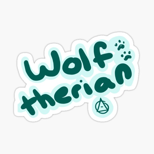 Therian Wolf Oval Stickers - CafePress
