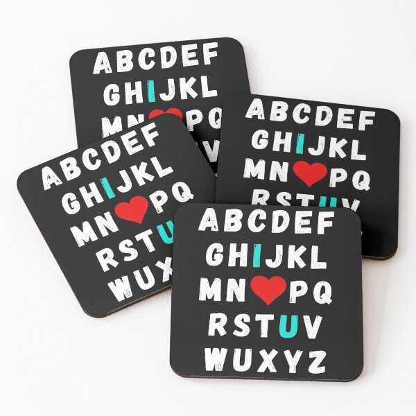 Item preview, Teacher Valentines Day I Love You Alphabet designed and sold by MiJeDesigns.