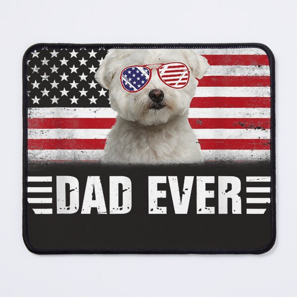 Item preview, American Flag Best Maltese Dad Ever Tee Dog Dad T-Shirt designed and sold by DorothyTurney.