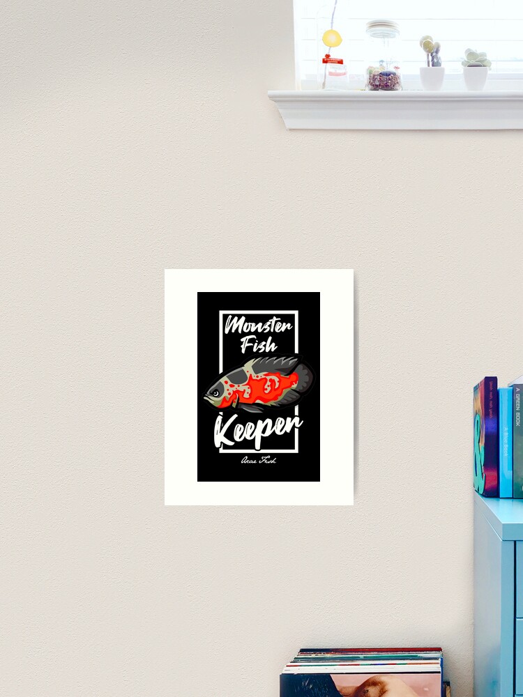 Oscar Fish 80's Monster Fish Keeper Art Board Print for Sale by