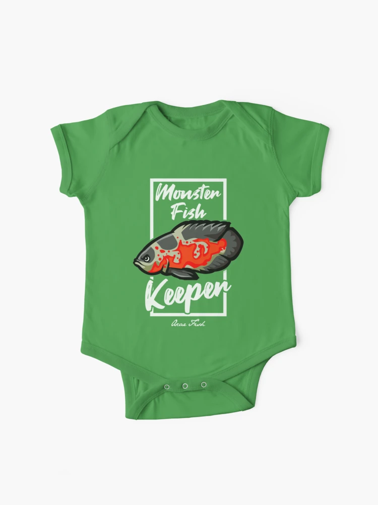 Monster Fish Keeper Oscar Fish Baby One-Piece for Sale by JRRTs