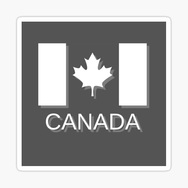 Item preview, All White Canadian Flag - Canada designed and sold by No.1 Canada Designs.