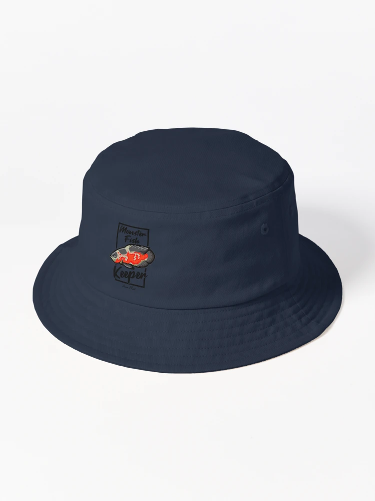 Monster Fish Keeper Oscar Fish Bucket Hat for Sale by JRRTs