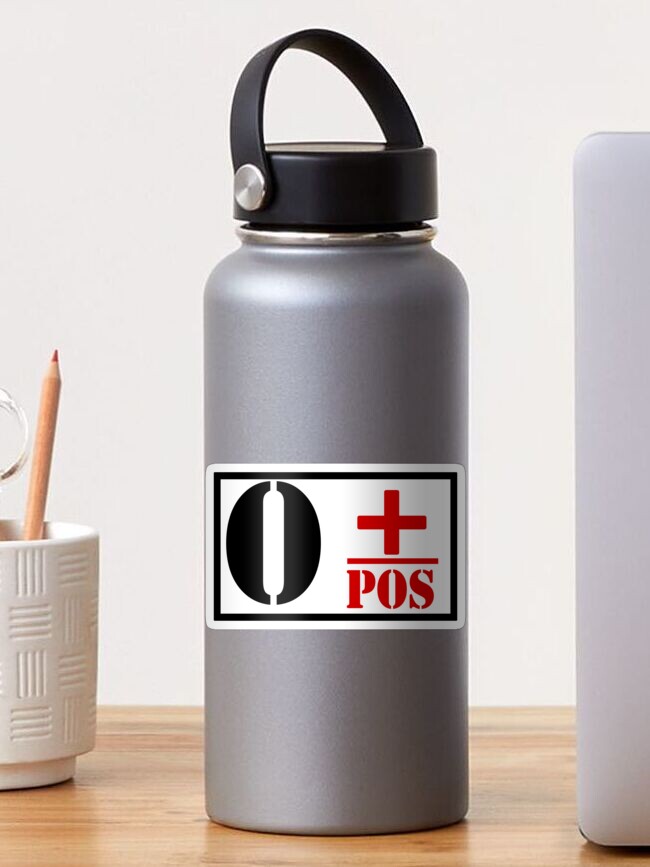 Blood Type O Positive Tag | Sticker