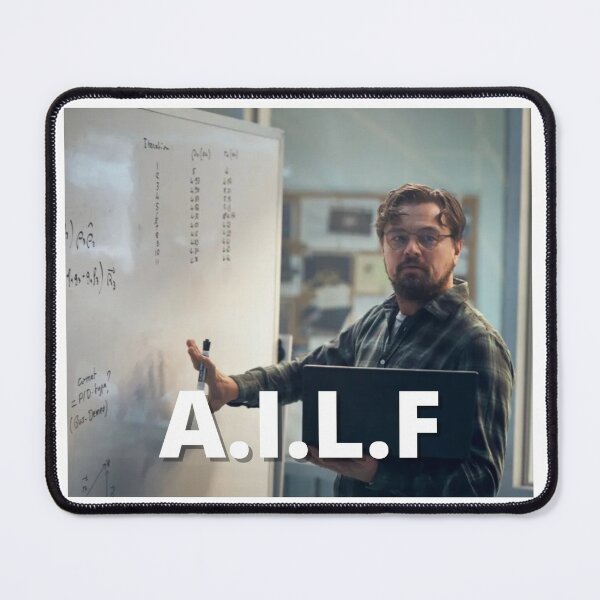 Item preview, A.I.L.F Don't Look Up Quote Netflix Leonardo Dicaprio designed and sold by designsbyreaia.