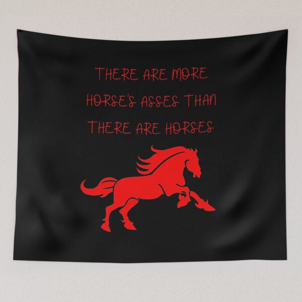 Item preview,  Beautiful Red Horse Running  There are more horse's asses than there are horses designed and sold by Pennylanemerch.
