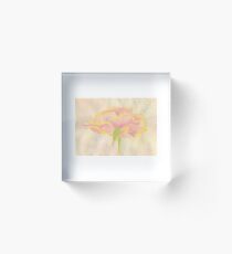 Watercolor Rose # 2 Acrylic Block