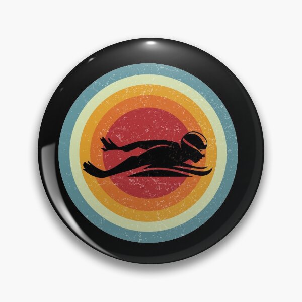 Item preview, Love Swimming Vintage  designed and sold by MobertsonArt.