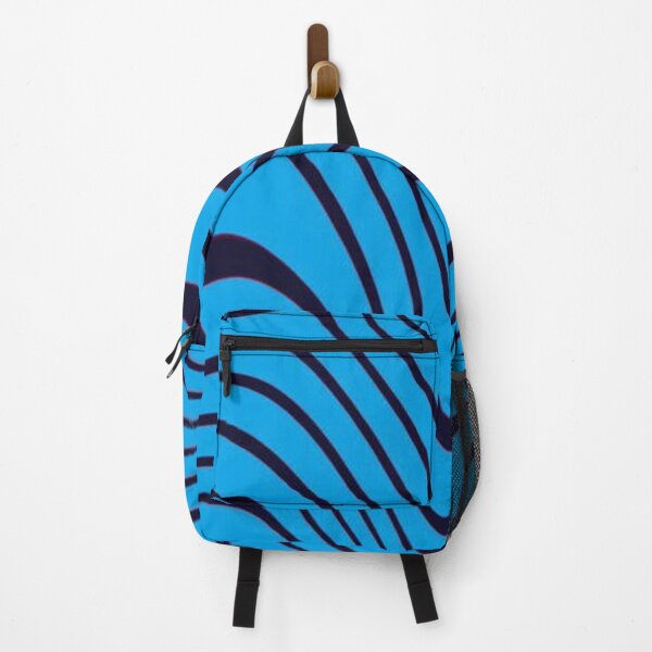 Item preview, Blue and Black Wavy Lines designed and sold by BenjaminEnd.