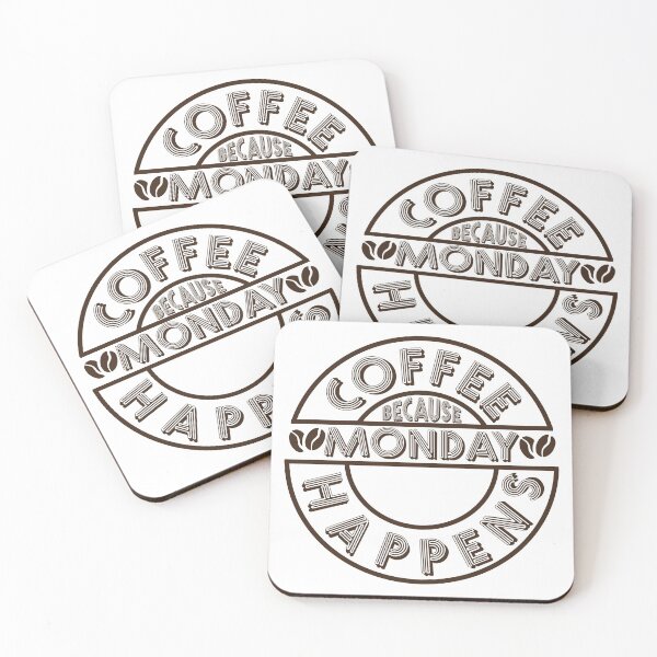 Item preview, Coffee because monday happens designed and sold by KawaiiKraze ..