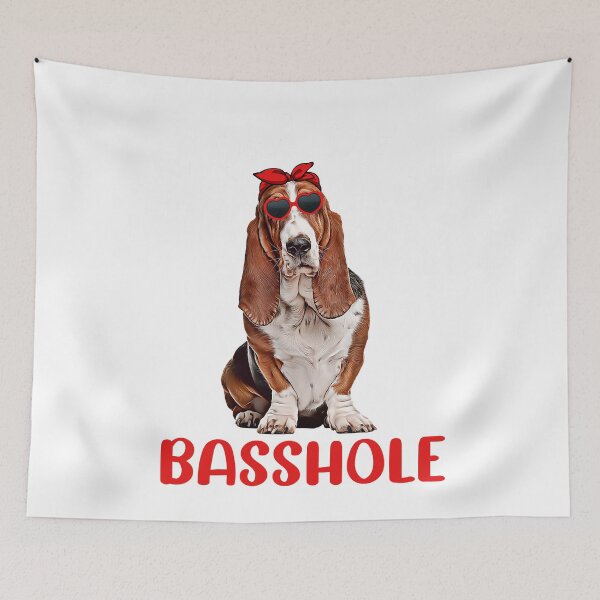 Item preview, Mom of a Basshole Funny Basset Hound Mom Dog Lover Owner designed and sold by leonarddevine22.