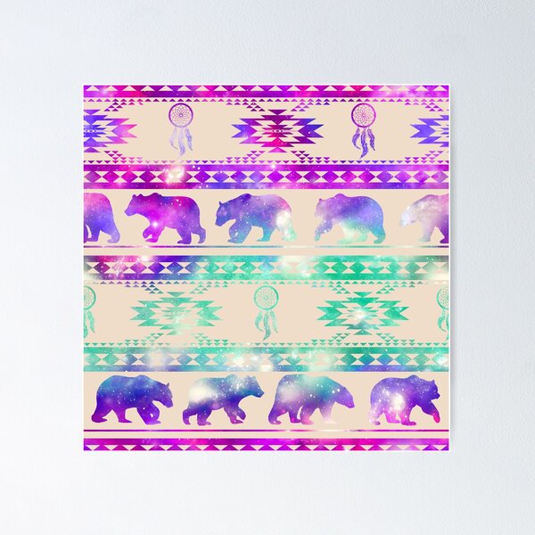 Item preview, Native American Galaxy Bear designed and sold by VickyCloset.