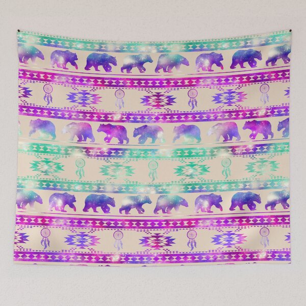 Item preview, Native American Galaxy Bear designed and sold by VickyCloset.