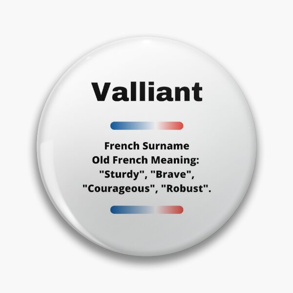 Item preview, Valliant Family Surname Meaning designed and sold by teewearstyle.