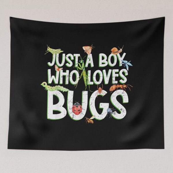 Item preview, Just A Boy Who Loves Bugs designed and sold by spherevilla.