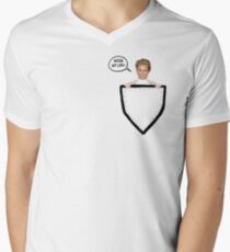 HELLO MY LOVE! Yolanda Foster Pocket Deco Men's V-Neck T-Shirt