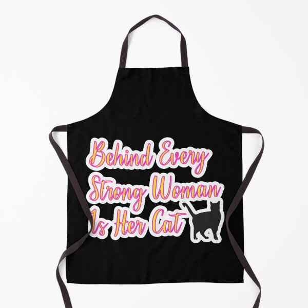 Item preview, Behind Every Strong Woman Is Her Cat designed and sold by JLCableStudio.