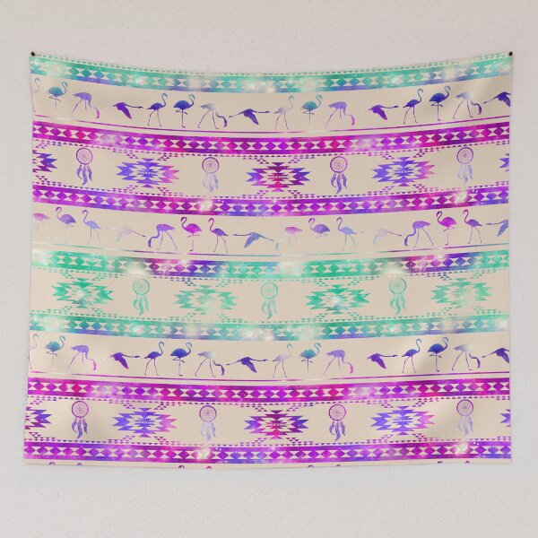 Item preview, Native American Galaxy Flamingo designed and sold by VickyCloset.