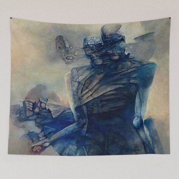 Aperçu de l'œuvre Sans titre (Bipolarité) de Zdzislaw Beksinski créée et vendue par ReimagineStore.