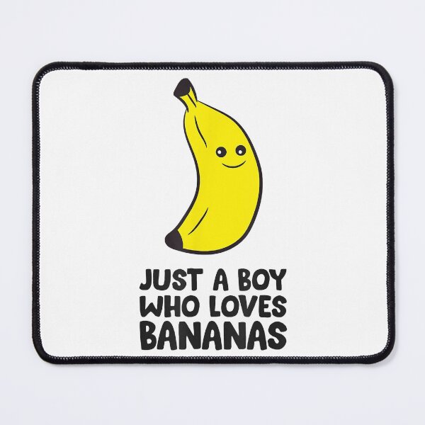 Item preview, Just a Boy Who Loves Bananas designed and sold by spherevilla.