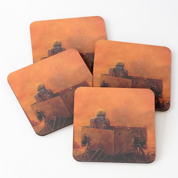 Item preview, Untitled (Ruins Of War) by Zdzislaw Beksinski designed and sold by ReimagineStore.