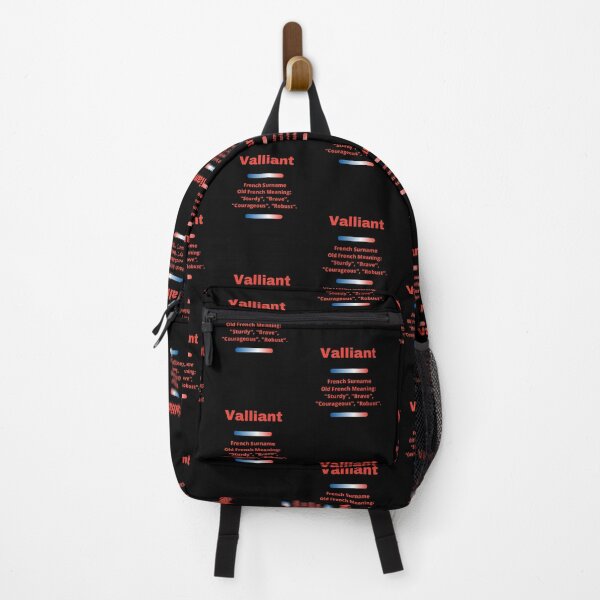Item preview, Valliant Family Surname Meaning Red Text designed and sold by teewearstyle.