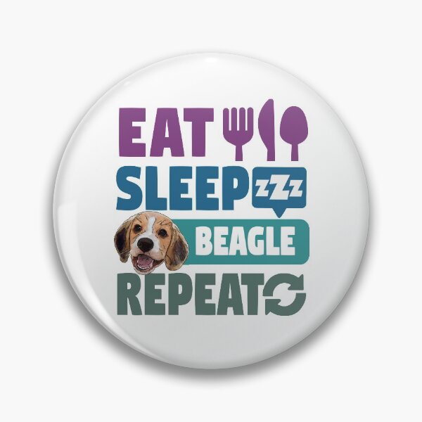 Item preview, Eat Sleep Beagle Repeat Dog Lover designed and sold by SunnyStreet.
