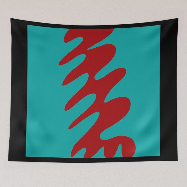 Item preview, Red River on Blue designed and sold by alejandroabad.