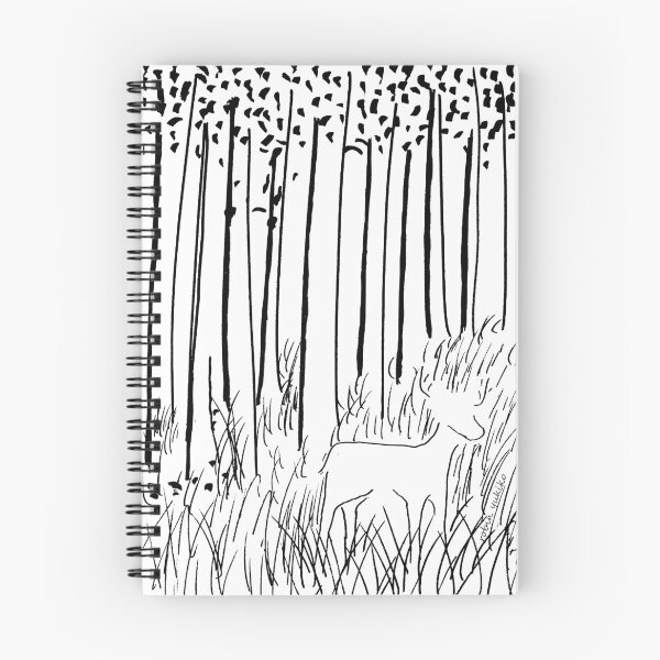 Item preview, Oh Deer (Animal in the Grass in Front of Woods) designed and sold by robinyukiko.