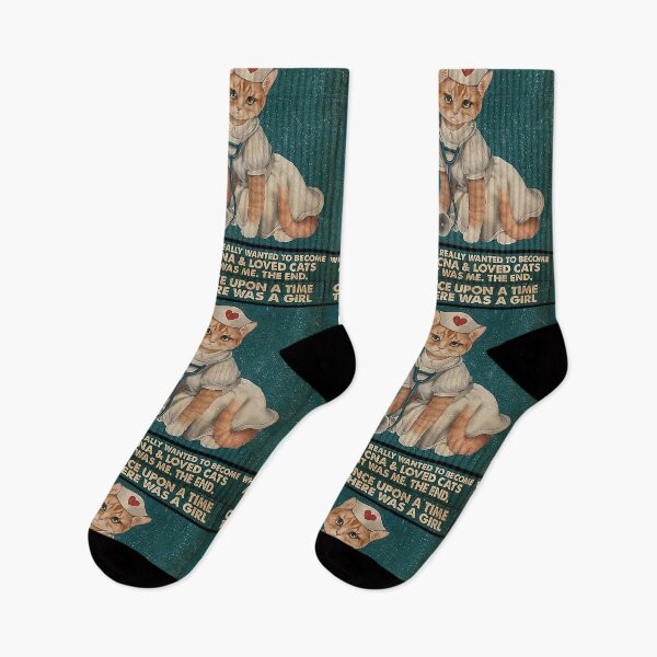 Item preview, CNA And Cats Once upon a time there was a girl who really wanted to become a cna and loved cats it was me designed and sold by SimonsonNuala.